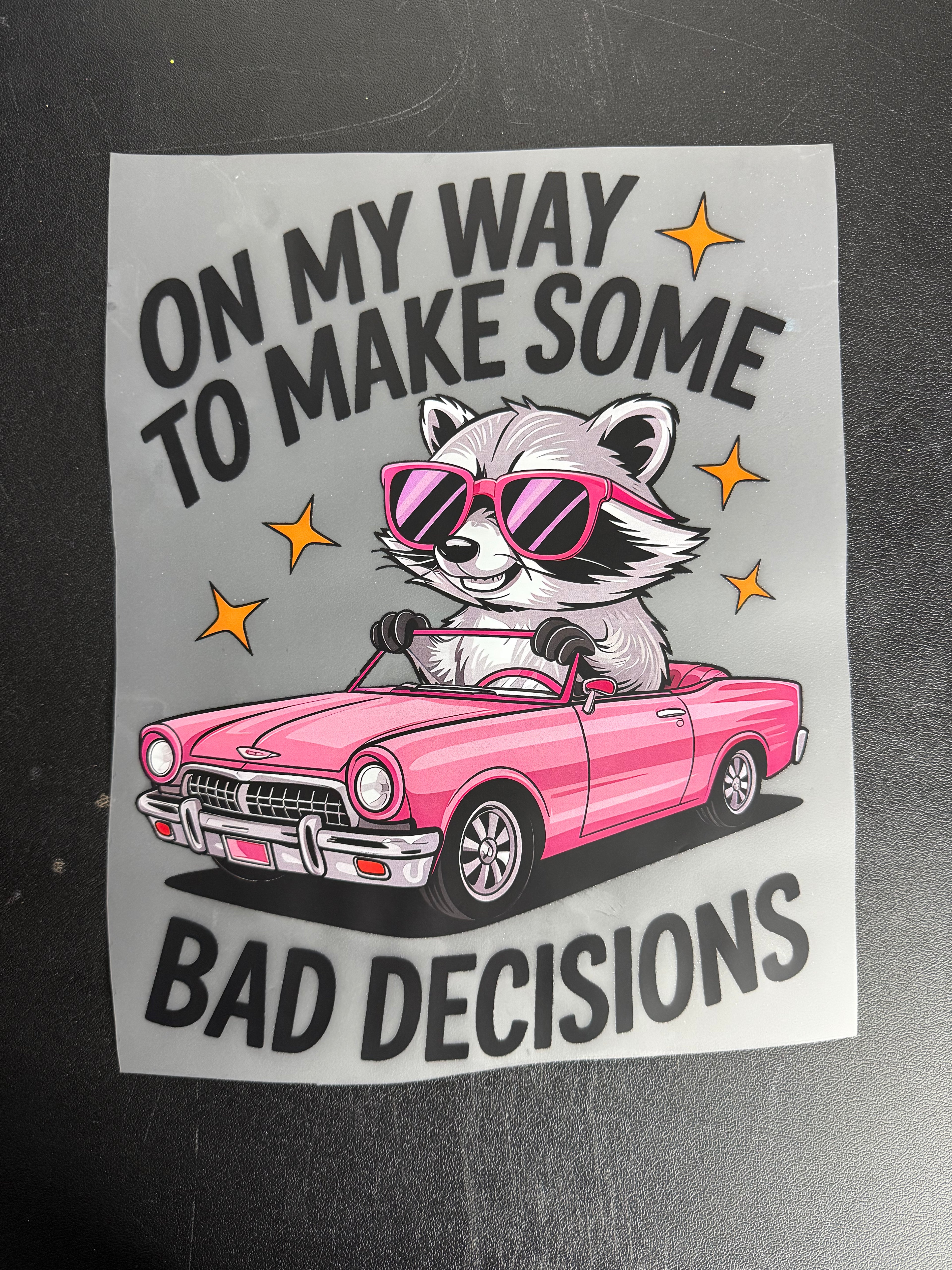 On my way to make some bad decisions