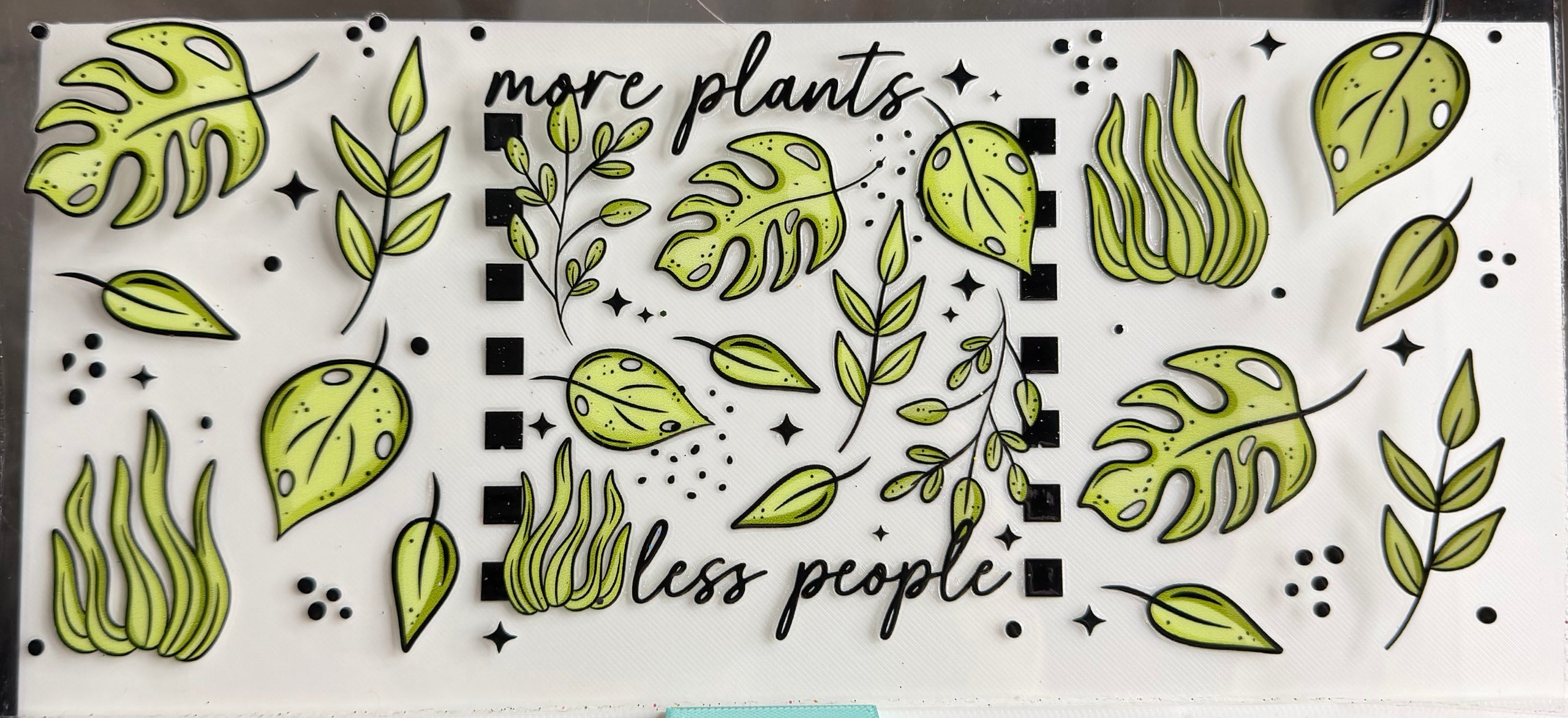 More plants less people