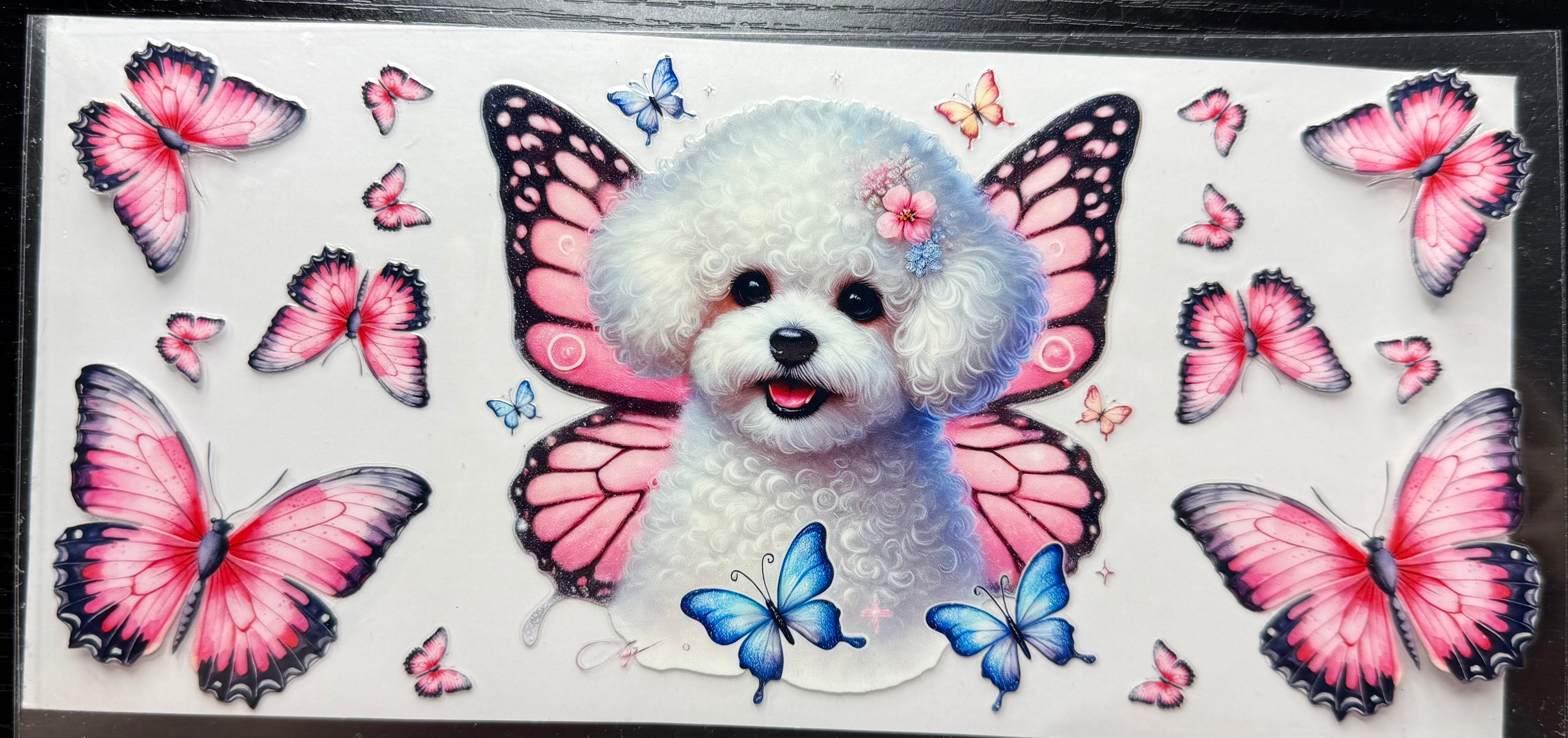 Poodle butterfly