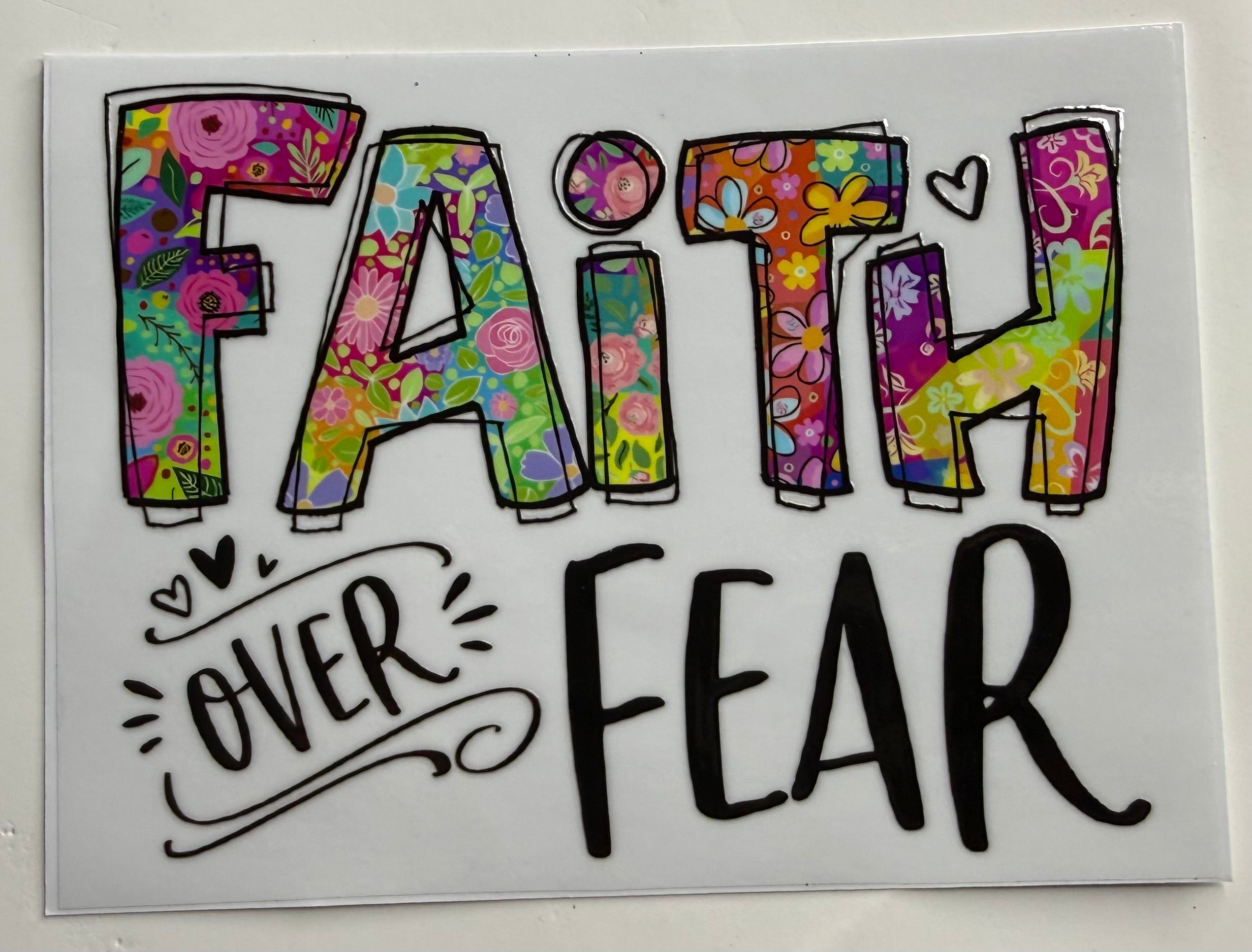 Faith over fear