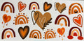 Rainbow hearts