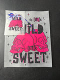 Little wild little sweet w/pocket size
