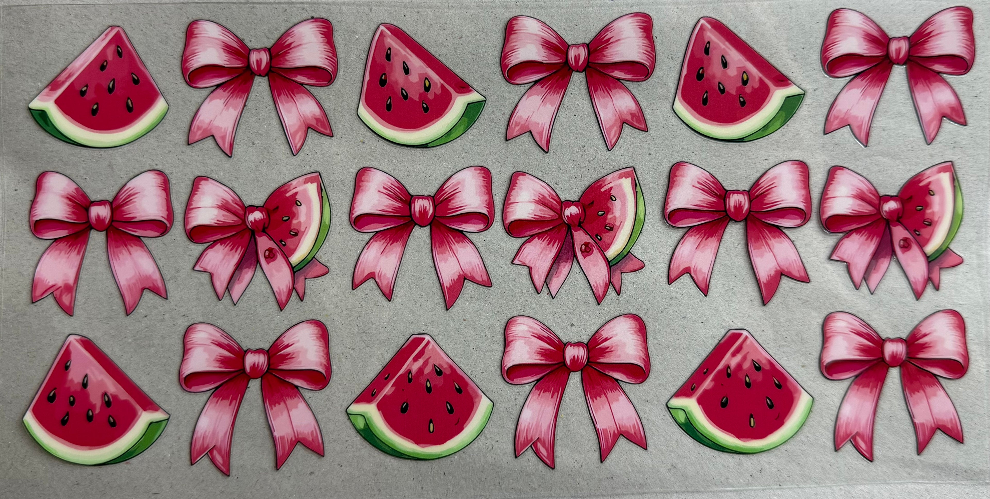 Watermelon and bows