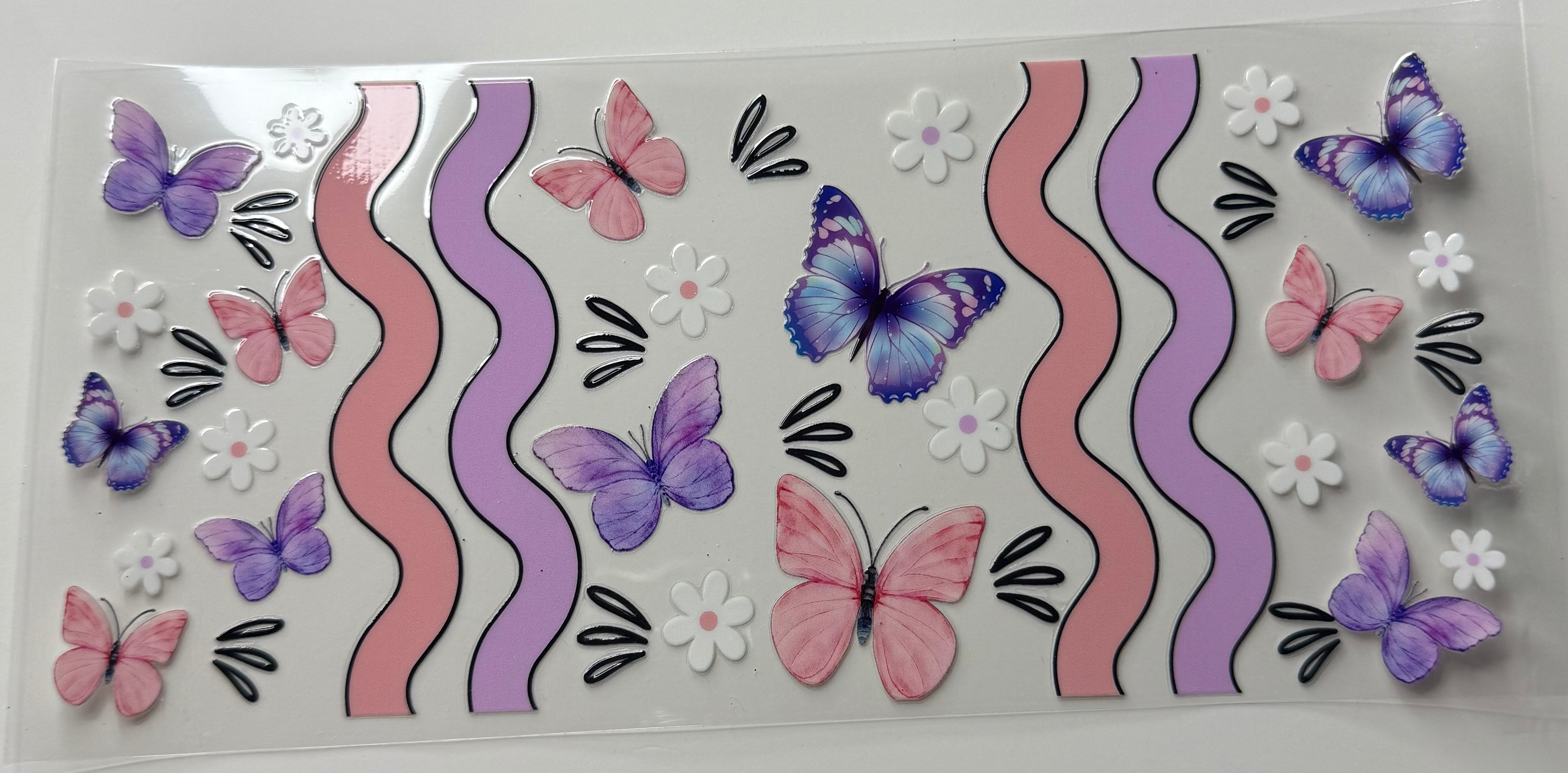 Squiggly butterflies