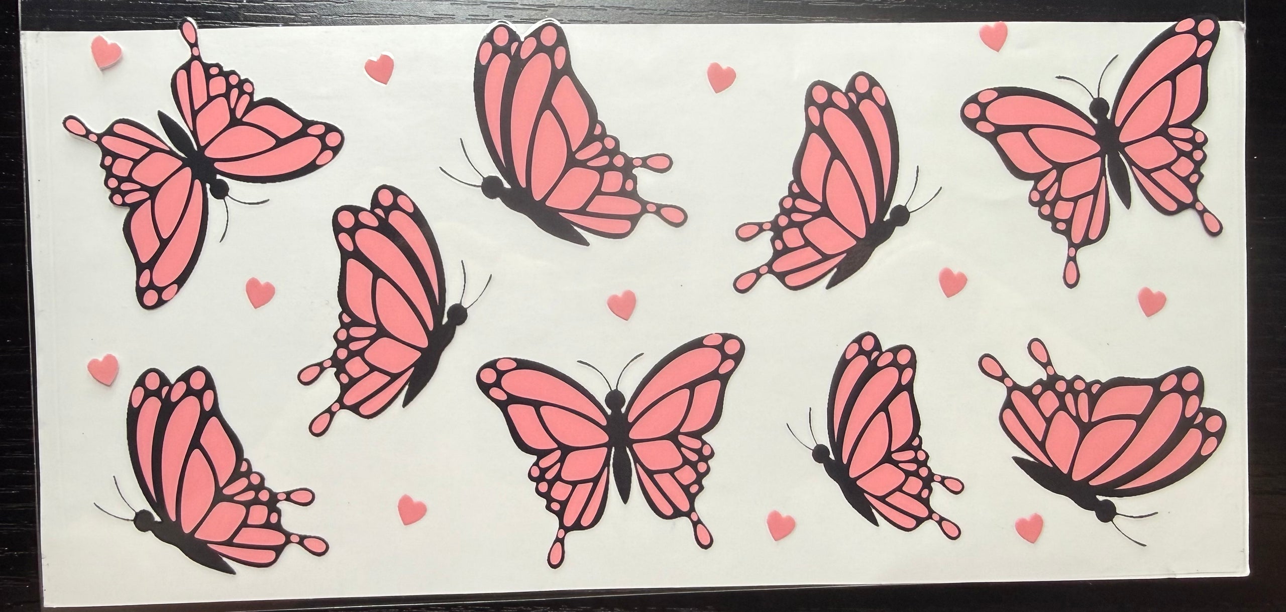 Pink butterflies