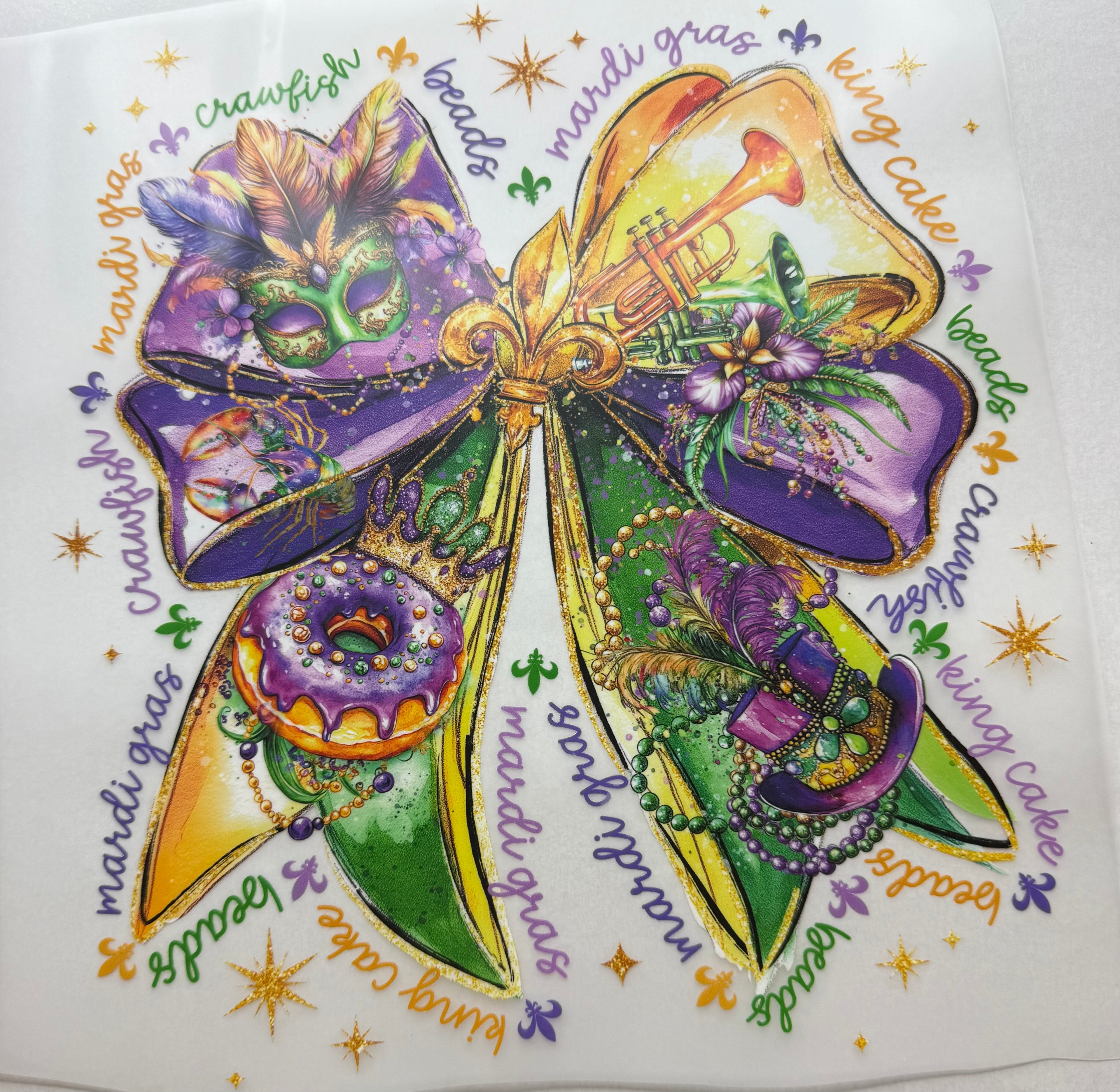 Mardi Gras Bow
