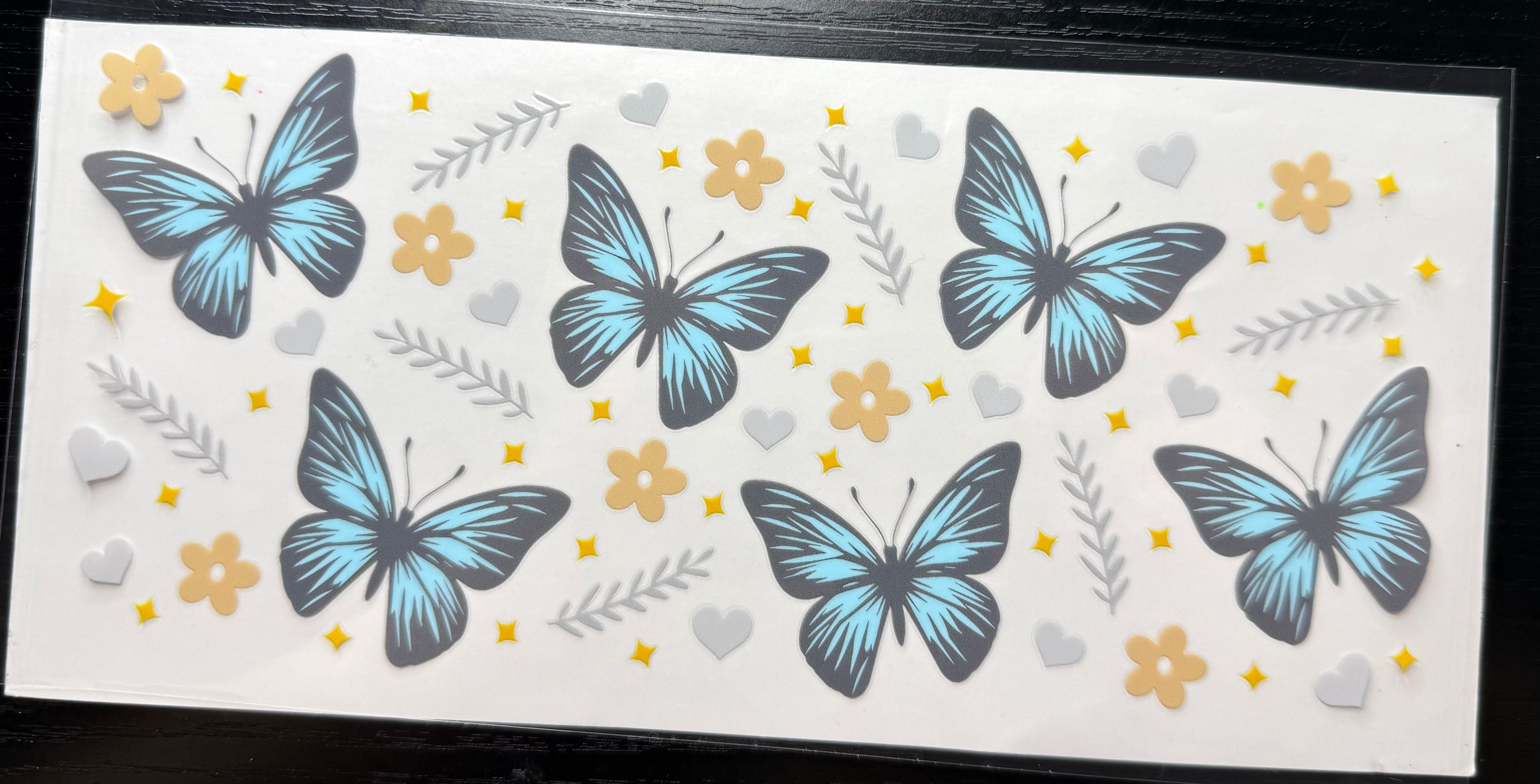 Blue butterflies