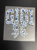 Blue floral Gigi