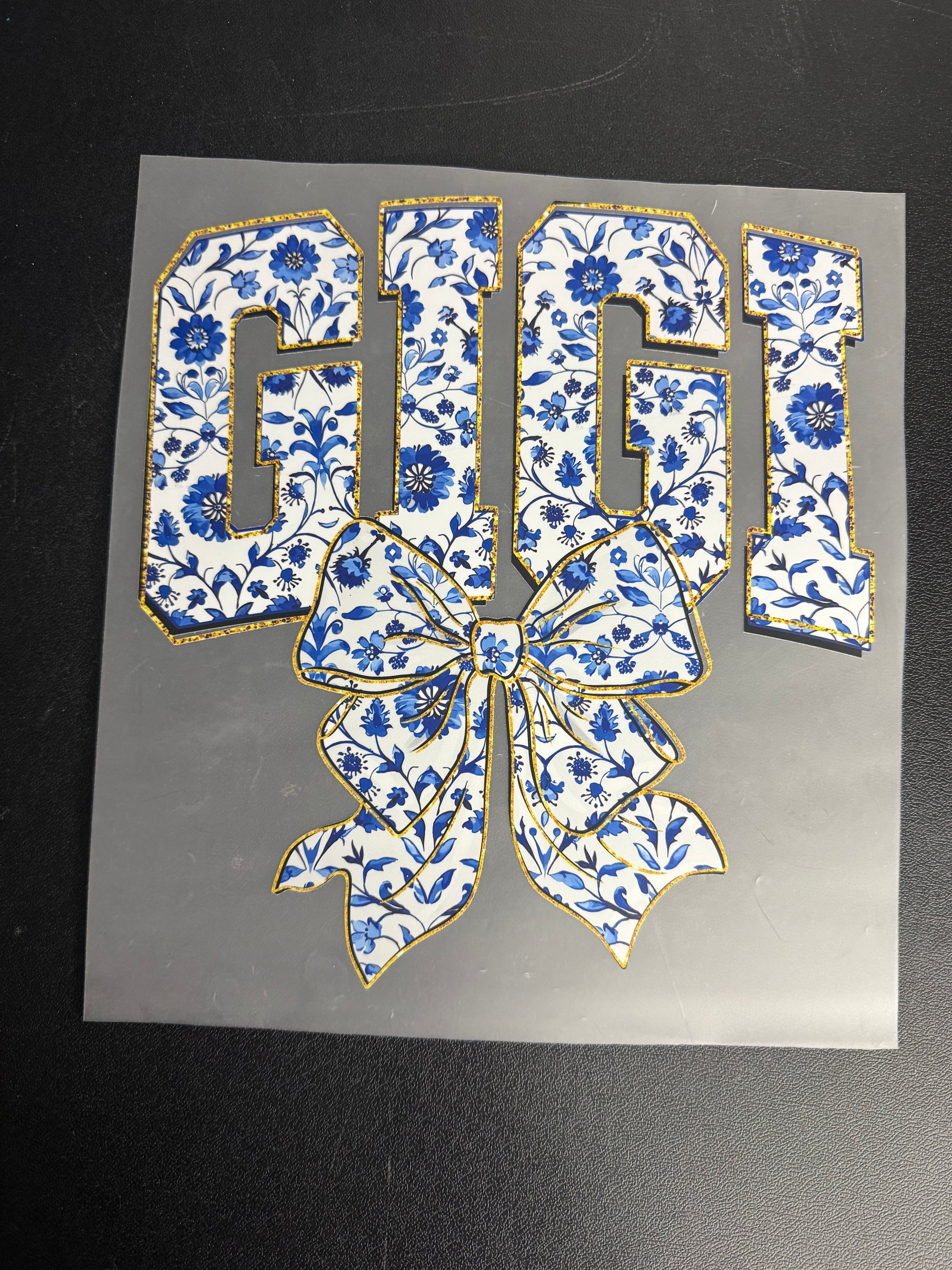 Blue floral Gigi
