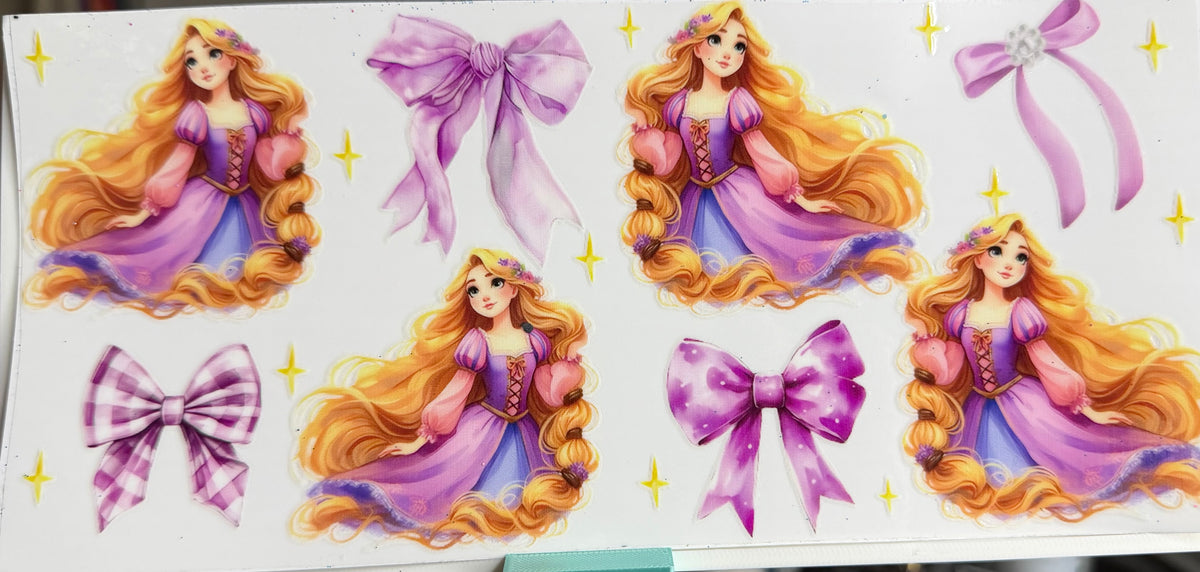 Purple bows princess