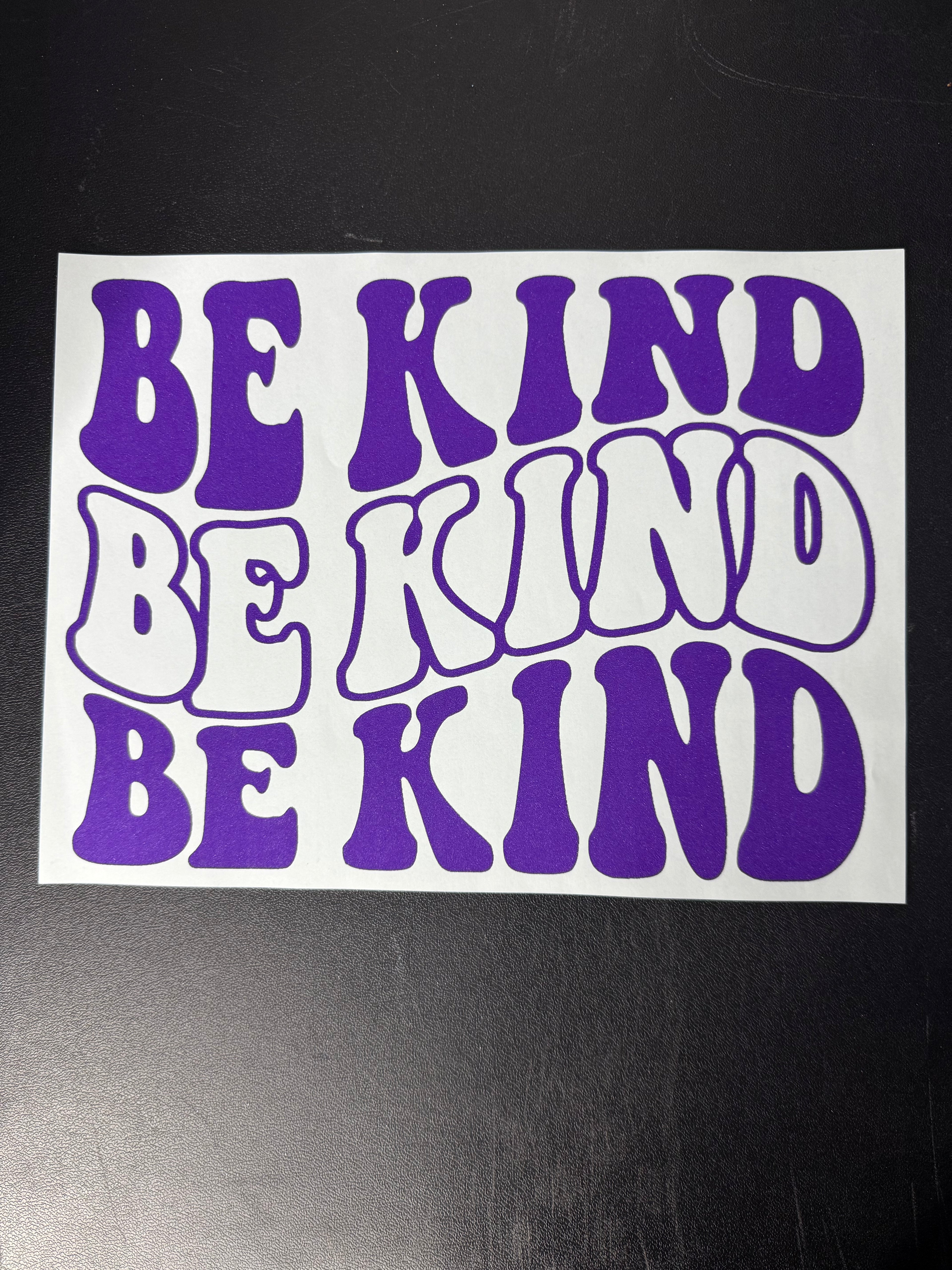 Be kind