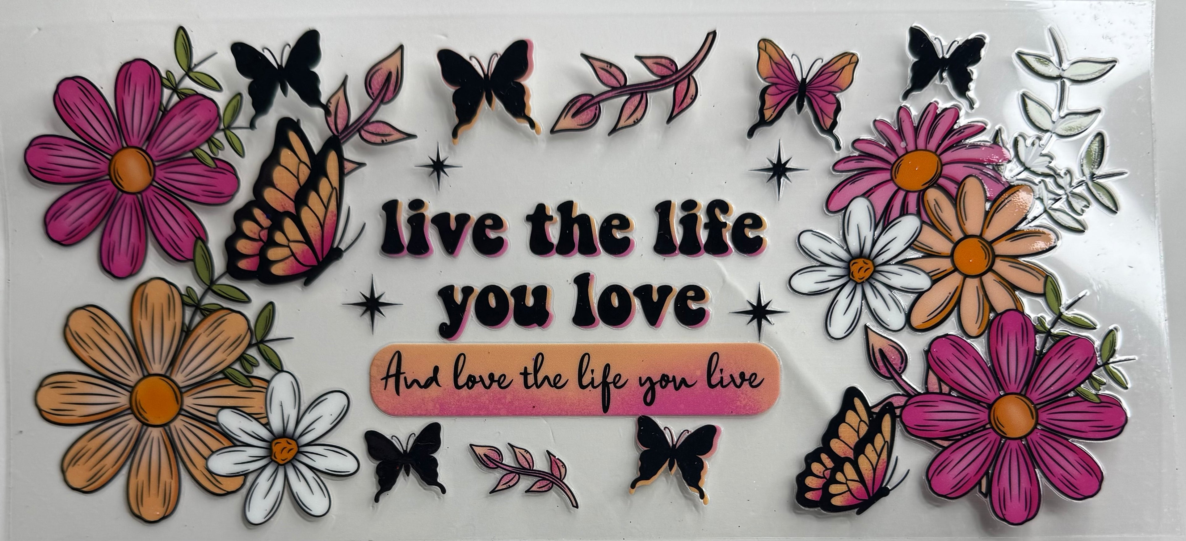 Live the life you and love the life you live