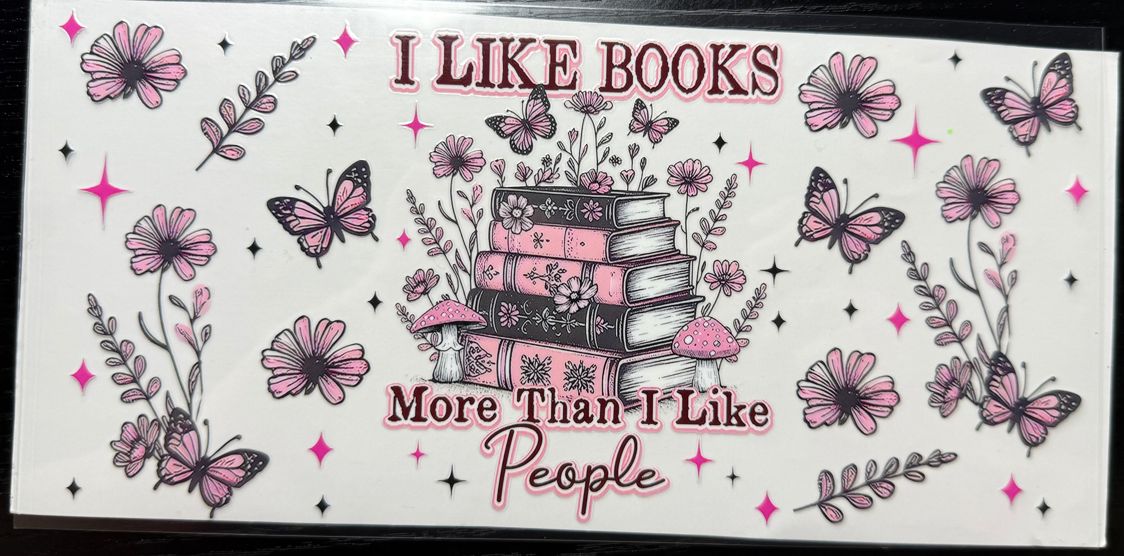 I like books more than I like people