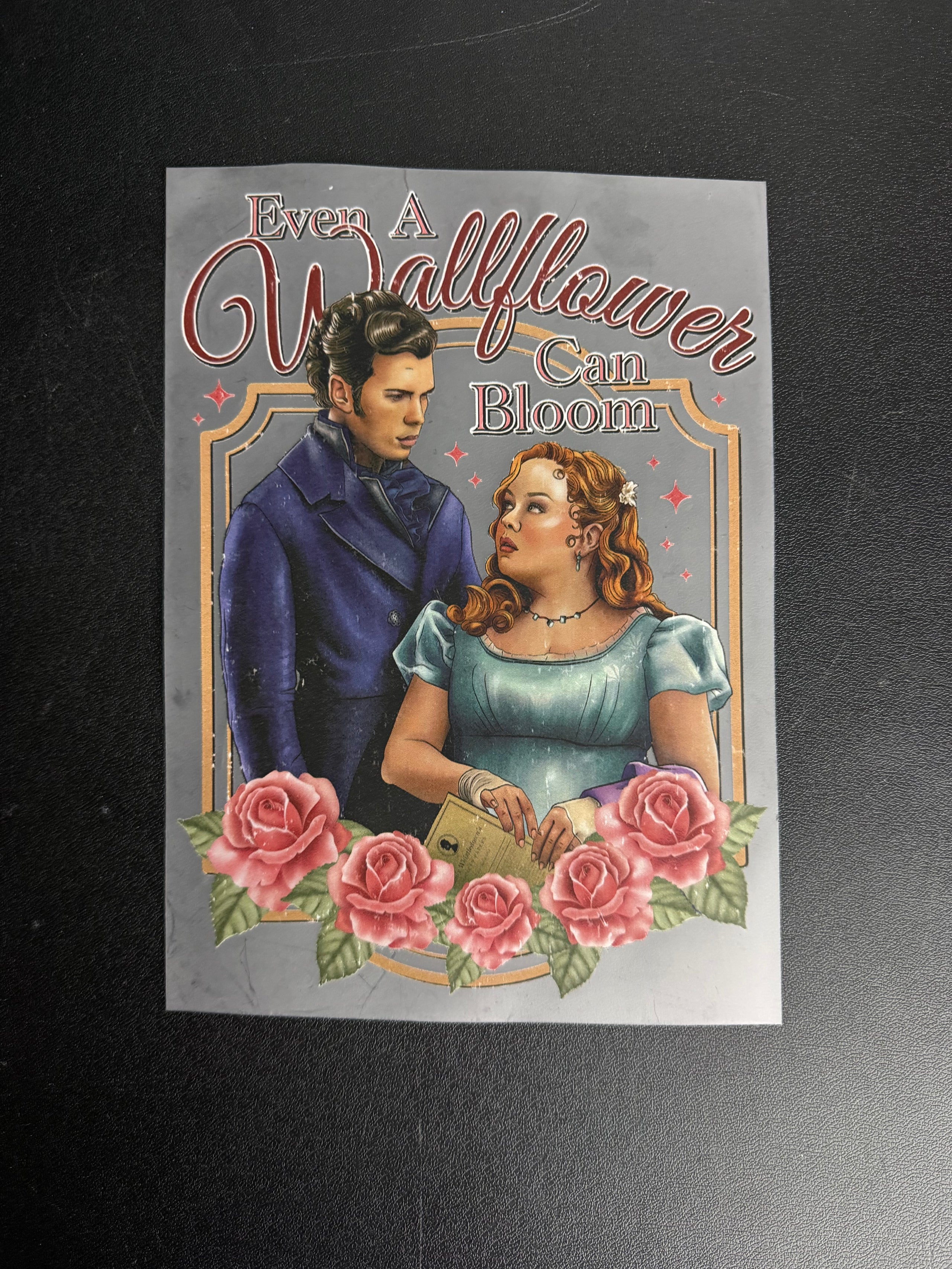 Couple and roses
