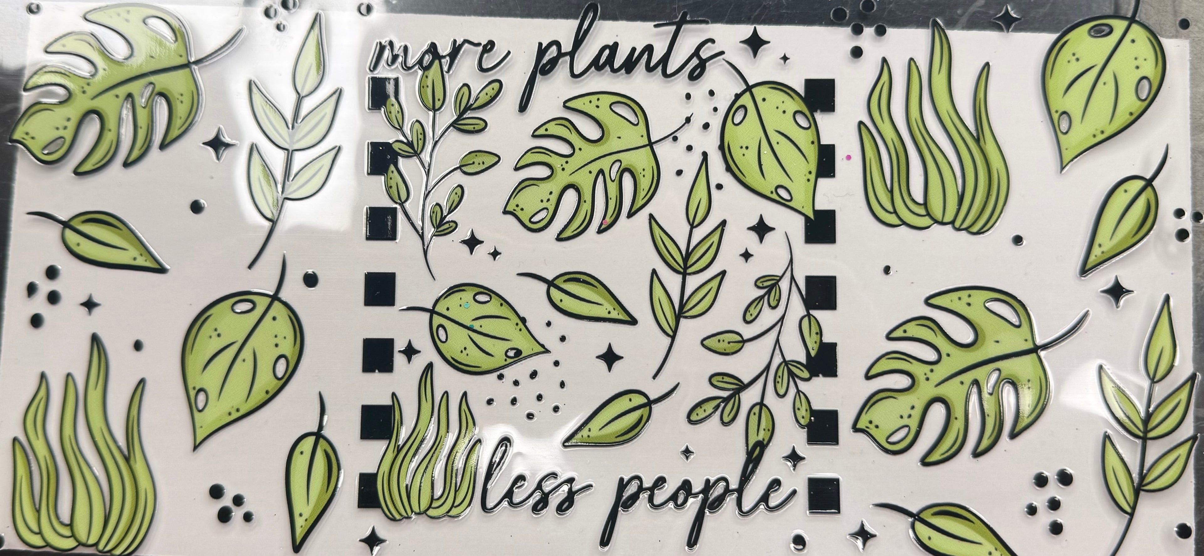 More plants less people