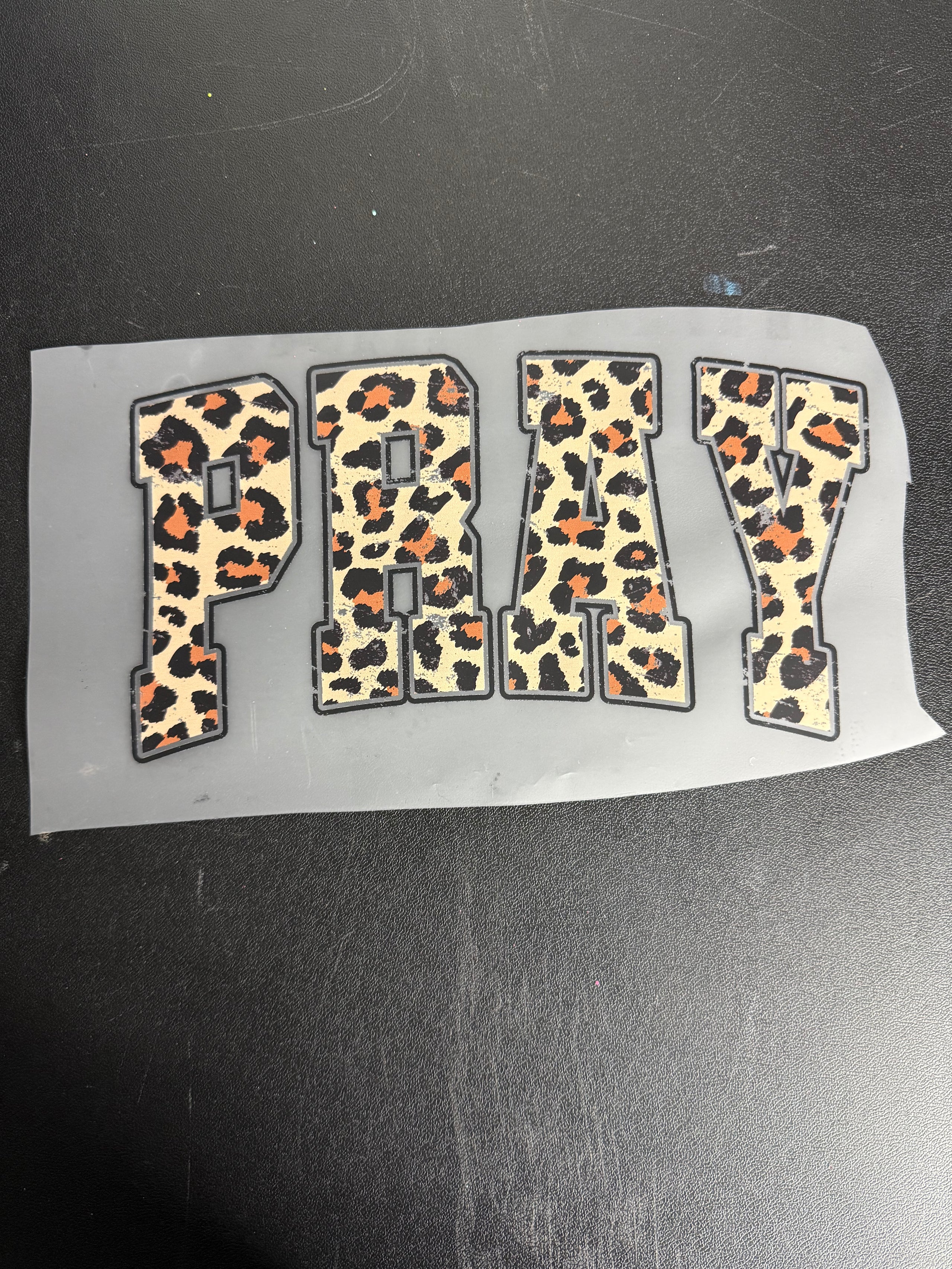 Pray - leopard print