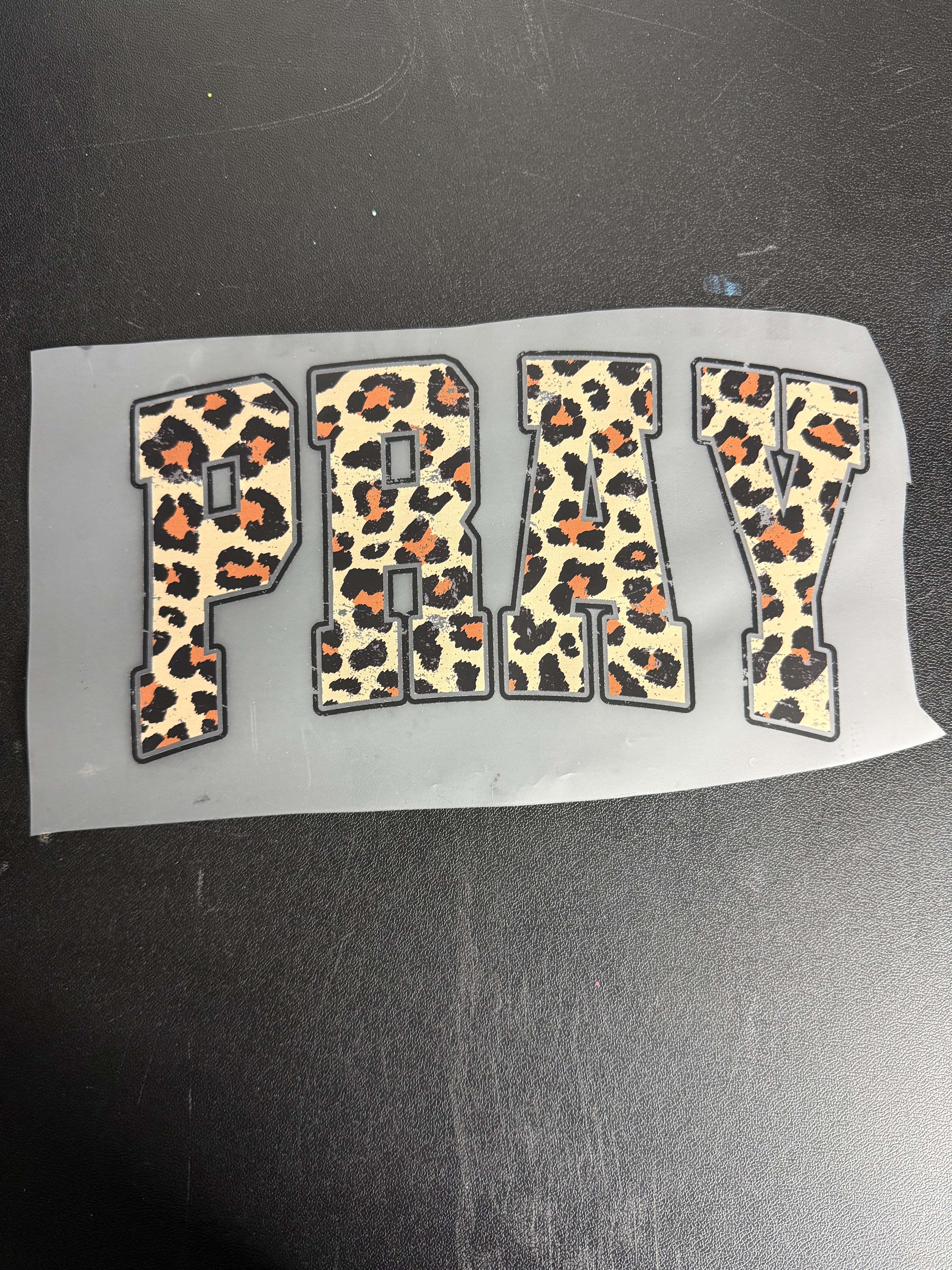 Pray - leopard print