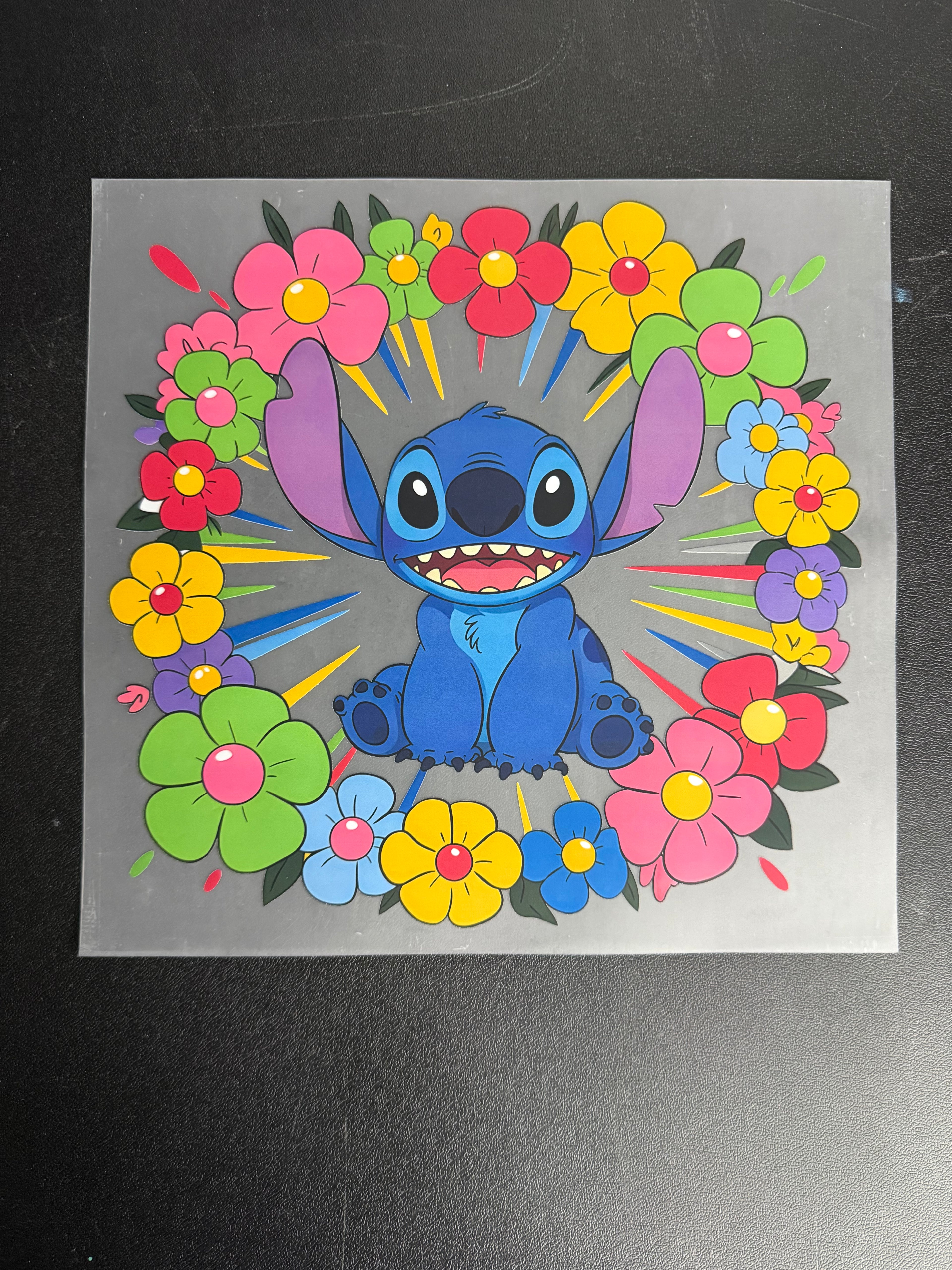 Floral blue guy