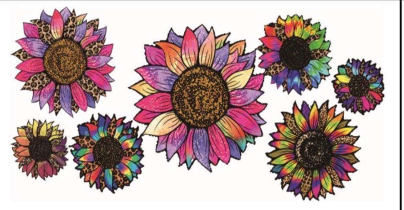 Leopard sunflowers