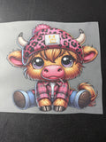 Pink leopard cow