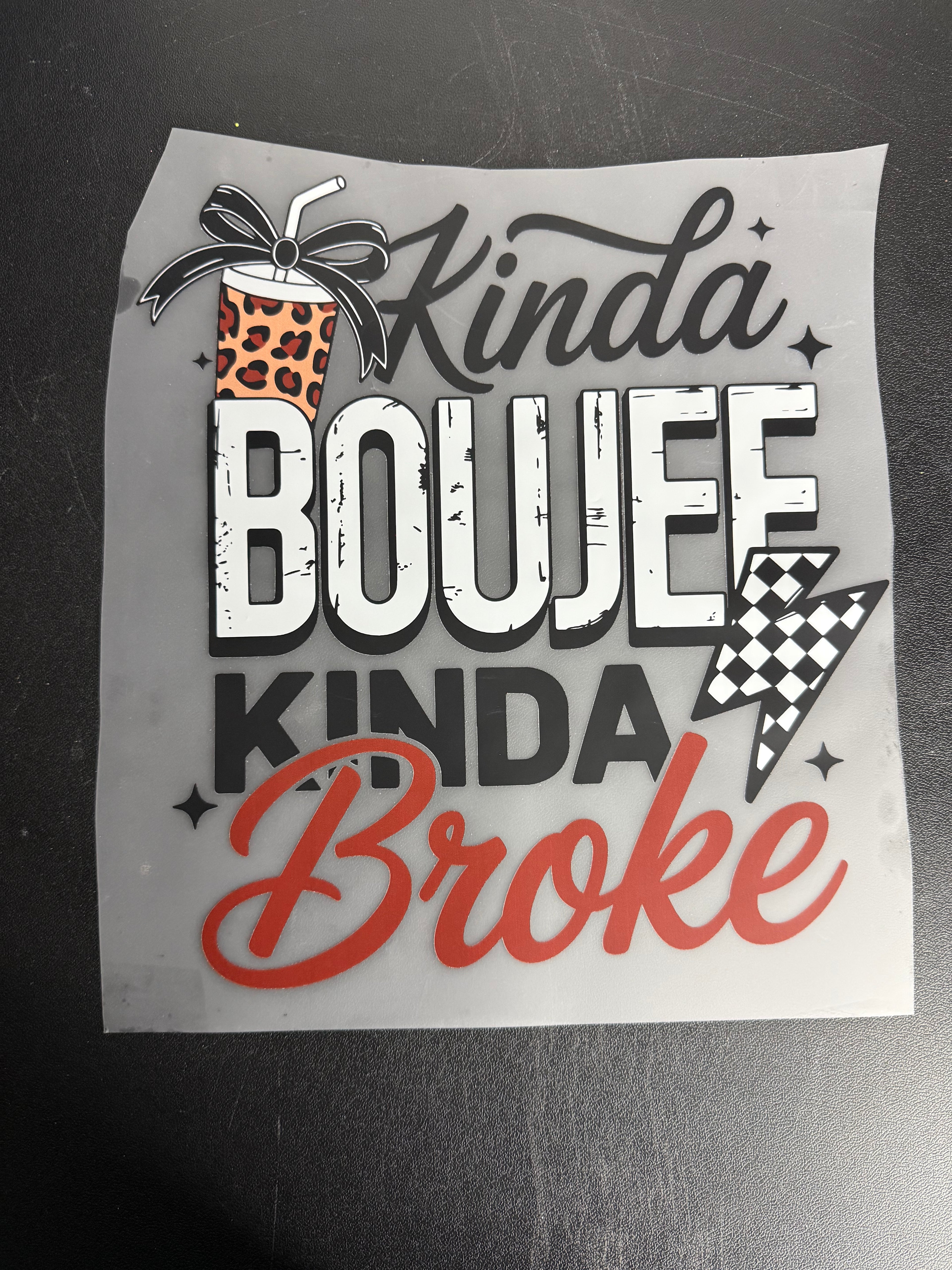 Kinda boujee kinda broke