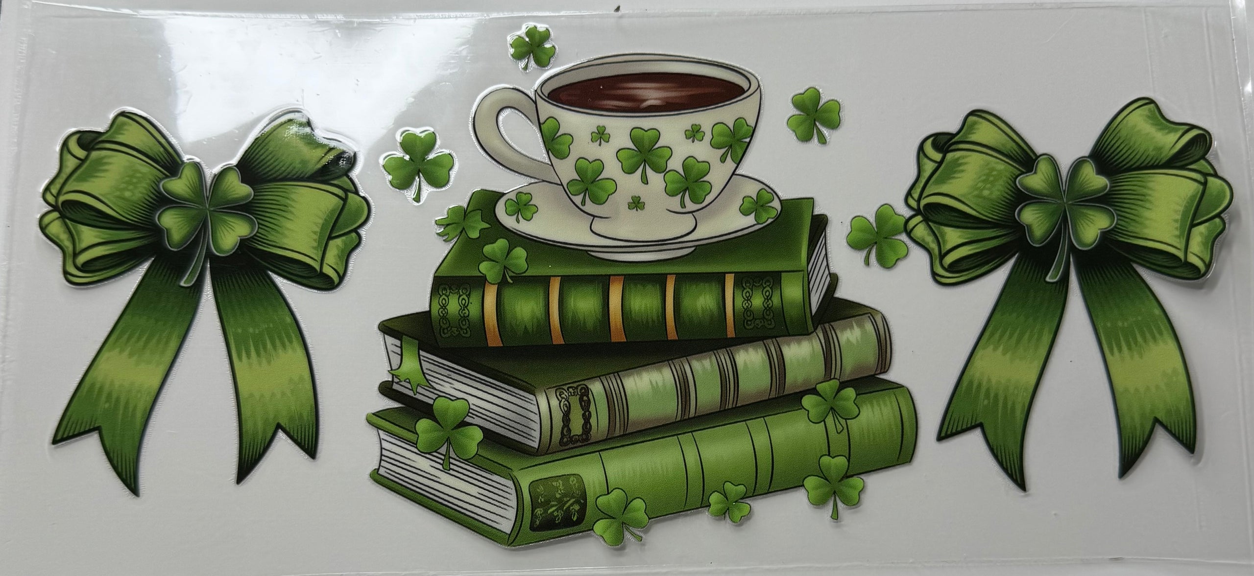 Leprechaun book and bows