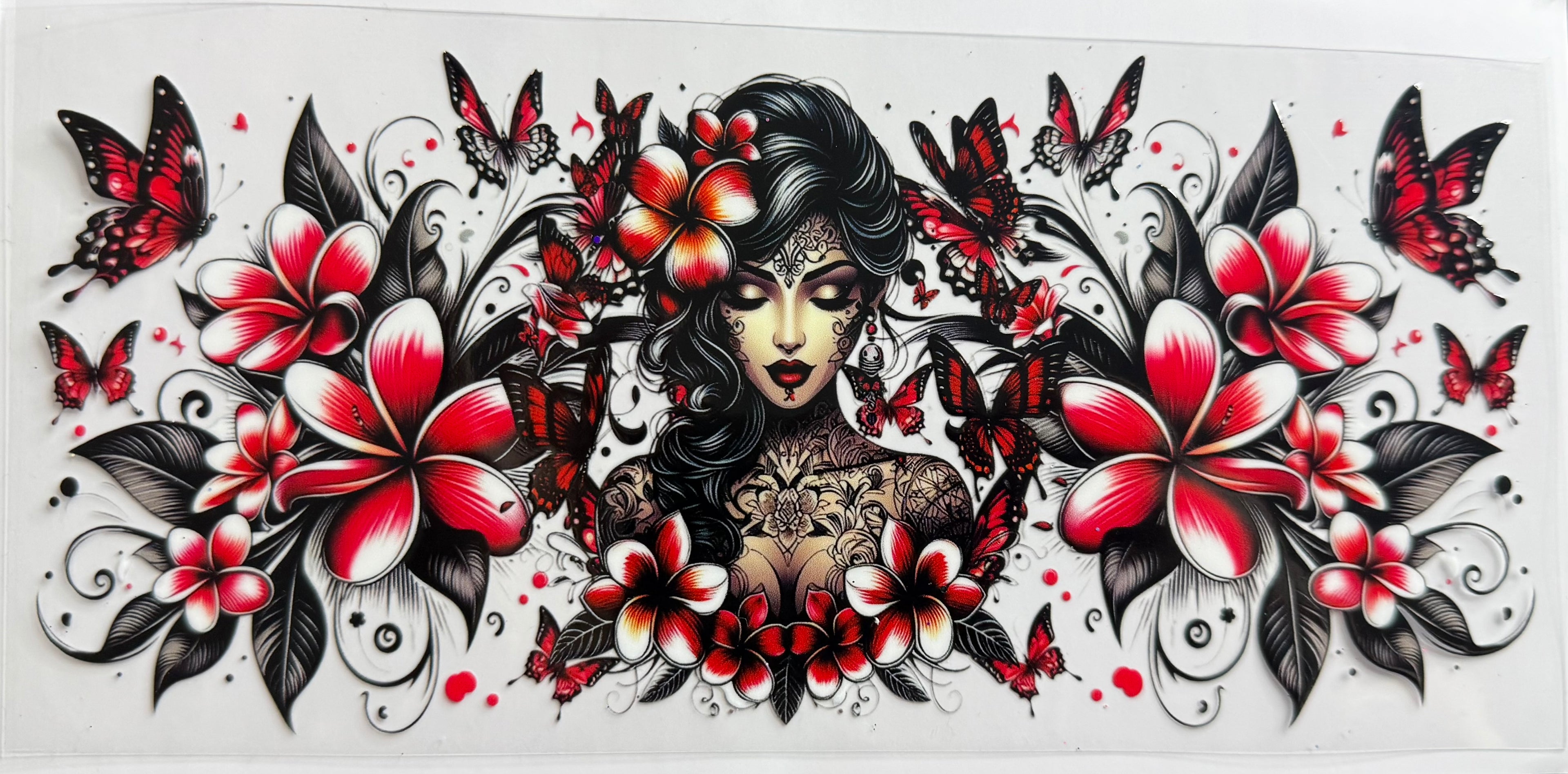 Floral Tattoo girl