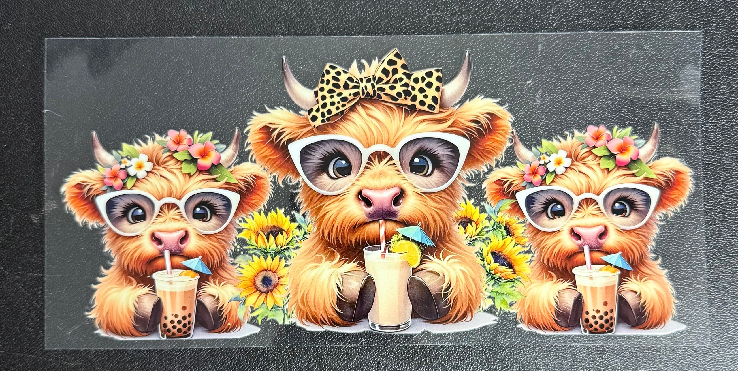 Leopard bow cow