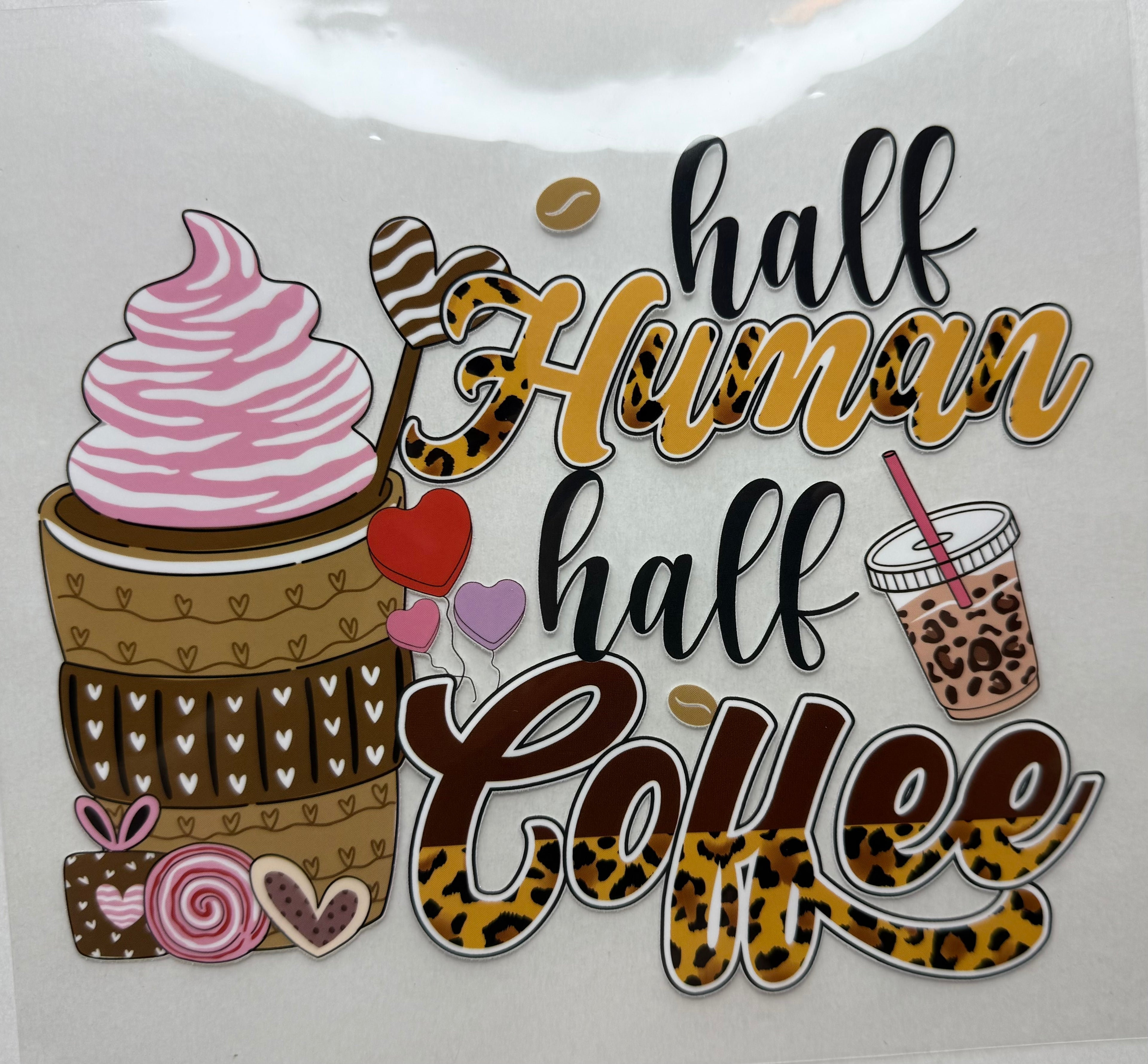 Half human half coffee