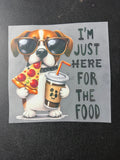 I’m just here for the food