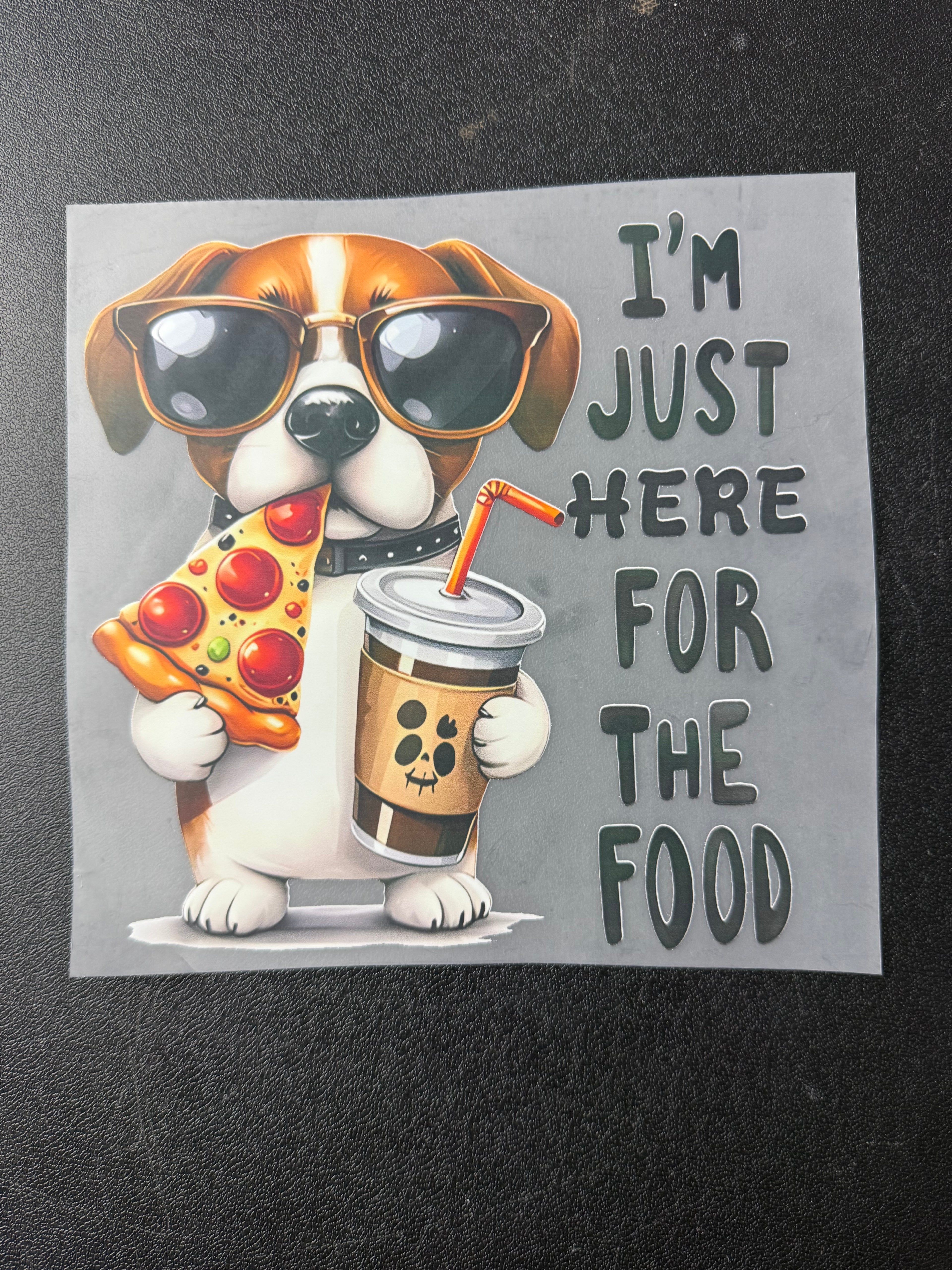 I’m just here for the food