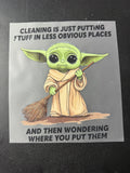 Cleaning is just putting stuff away