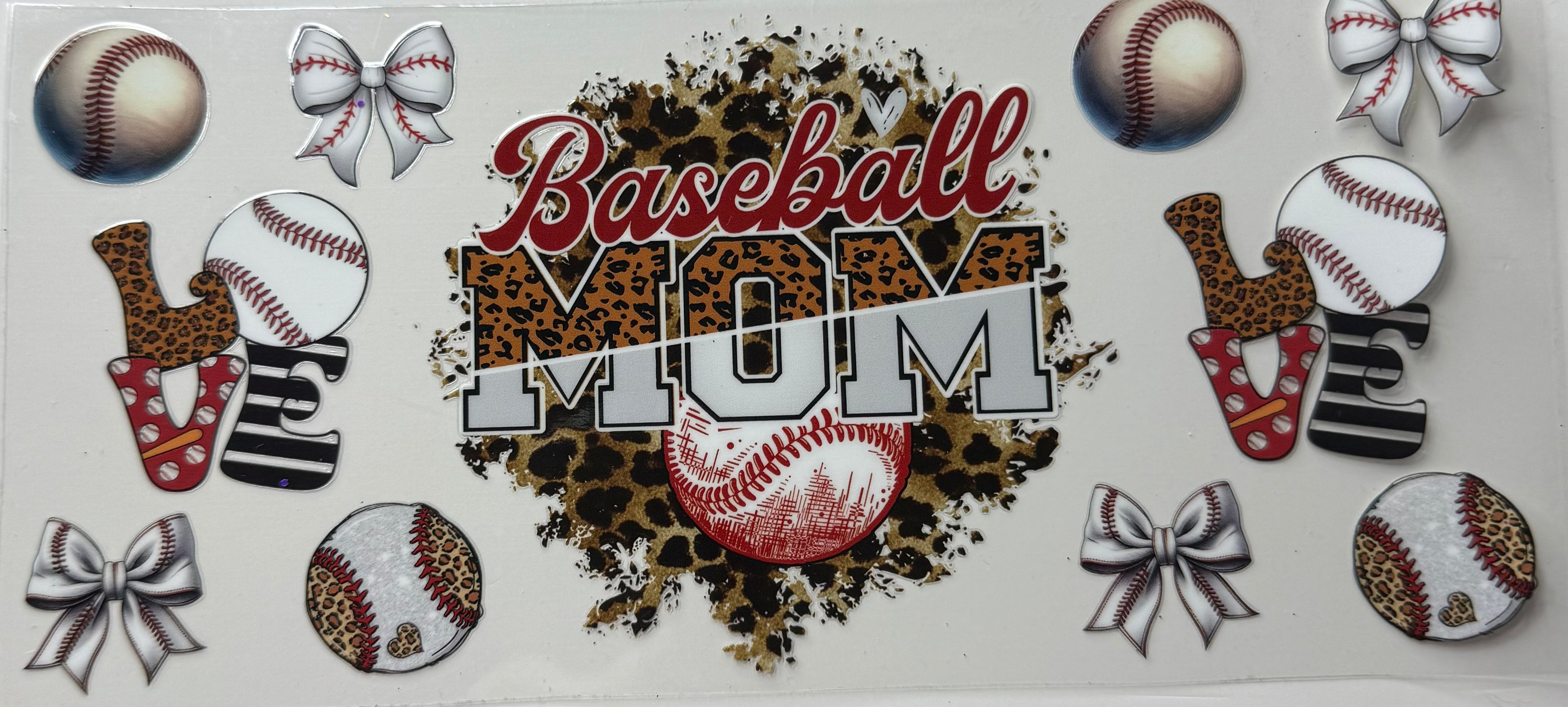 Baseball mom brown