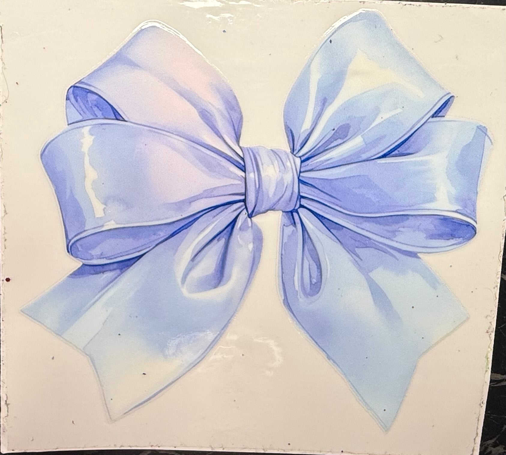 Light blue bow