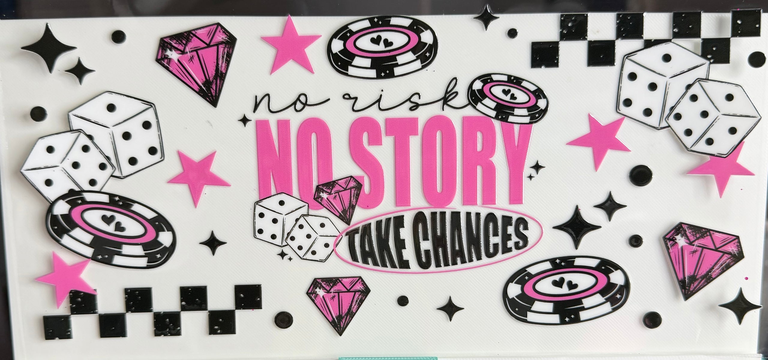 No risk no story take chances