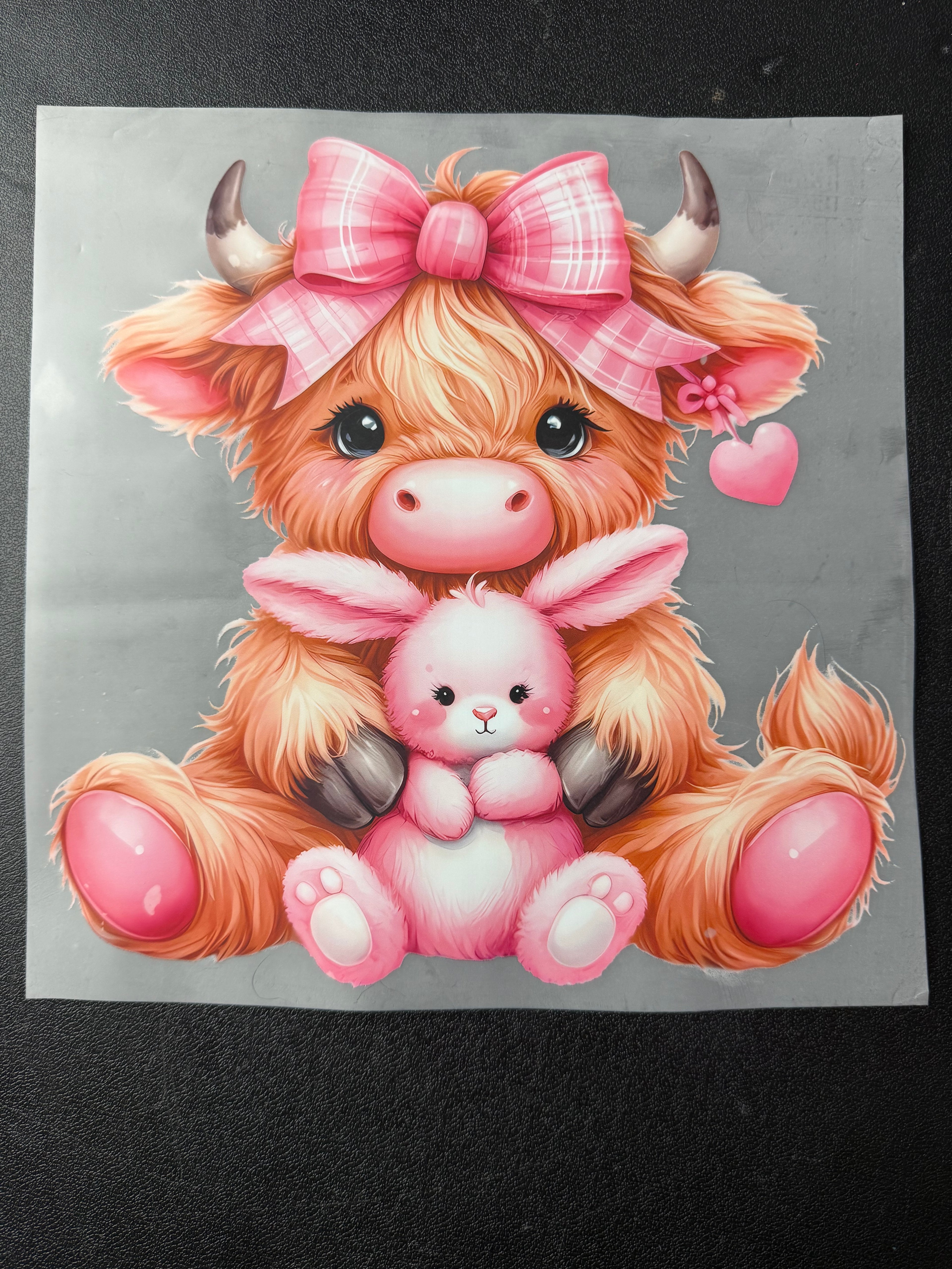 Cow and teddy