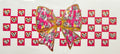 Cow print bow