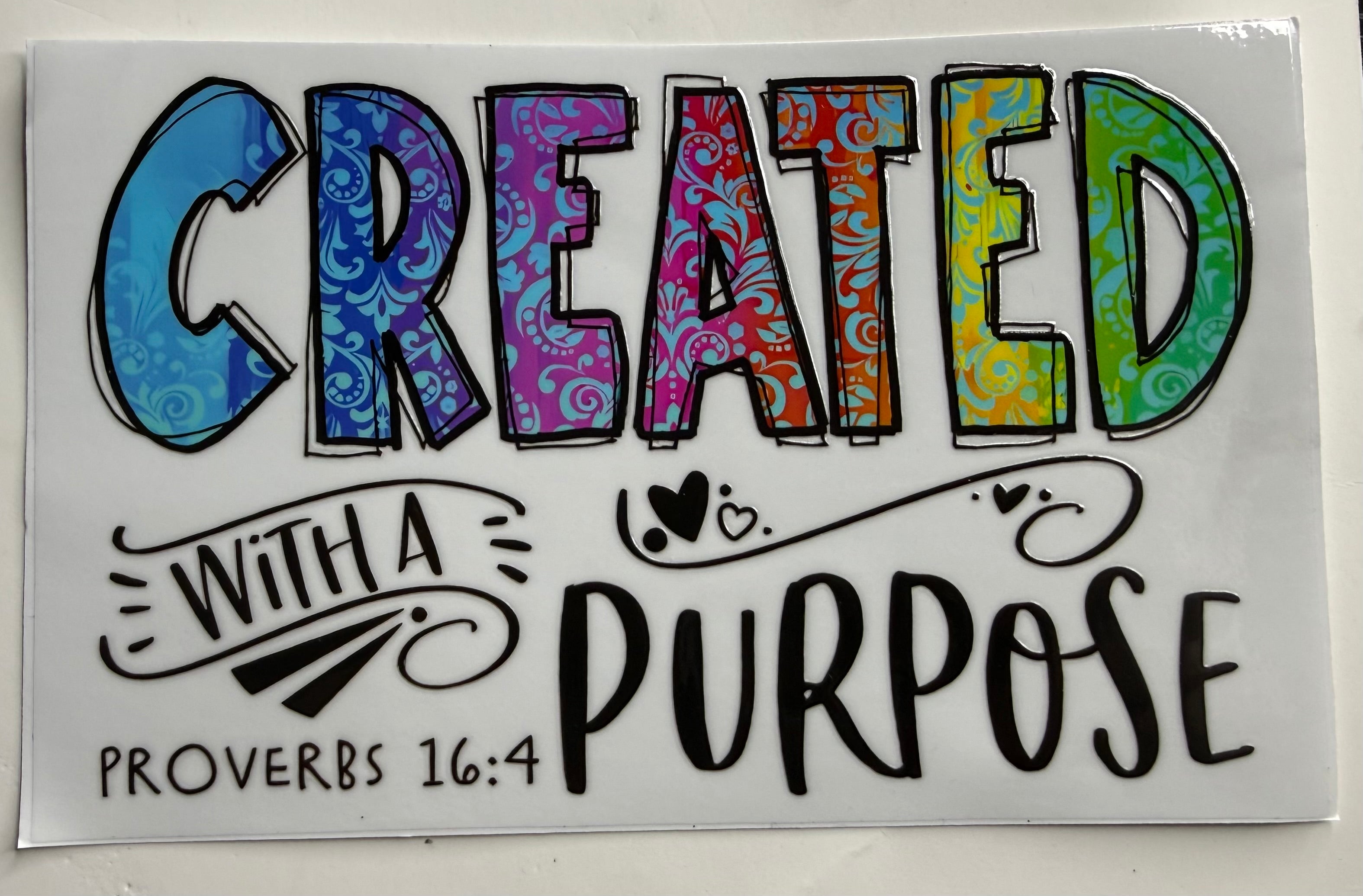 Created with a purpose