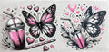 Drinks and butterflies