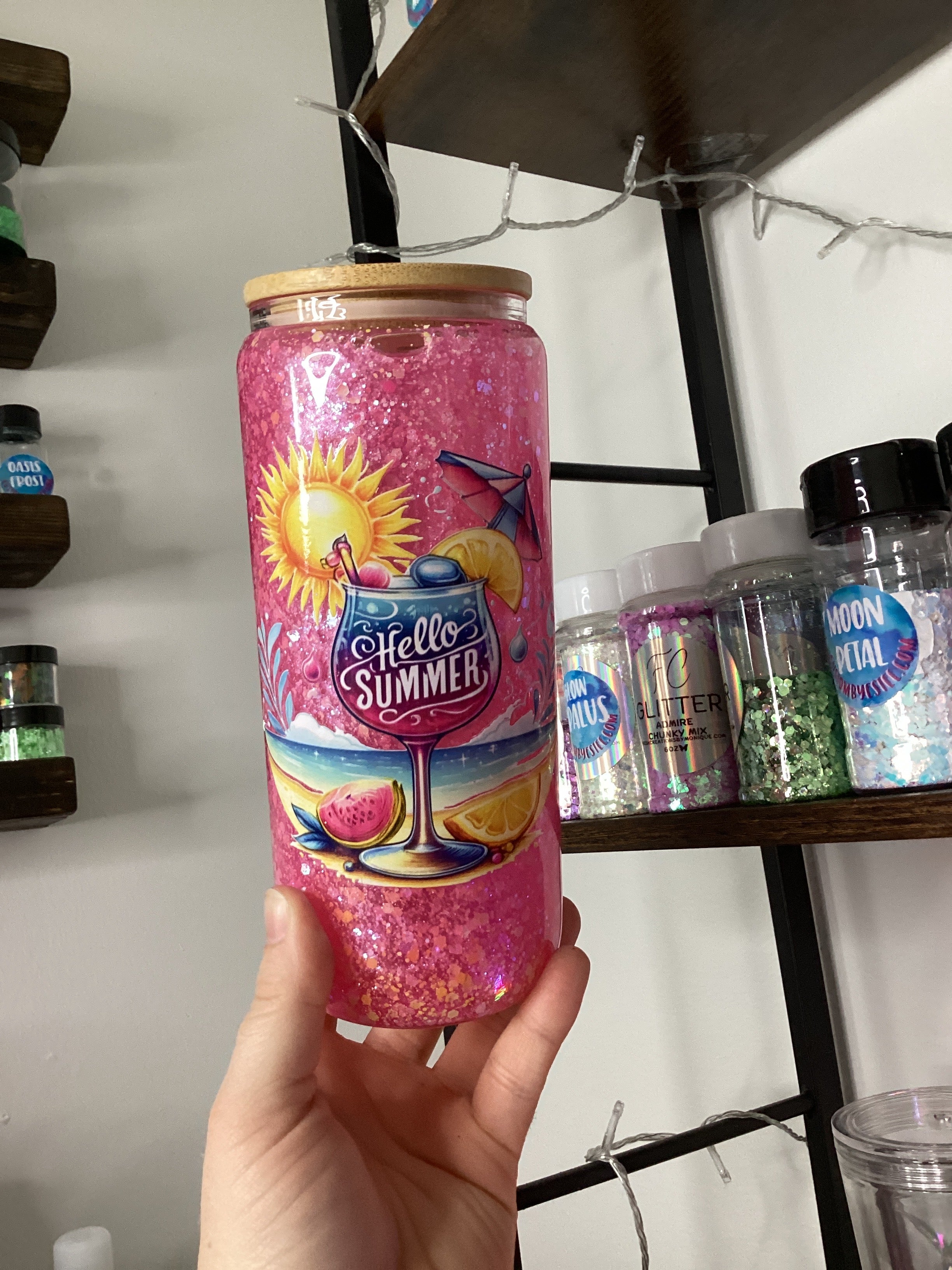 20oz glass w/ handle RTS