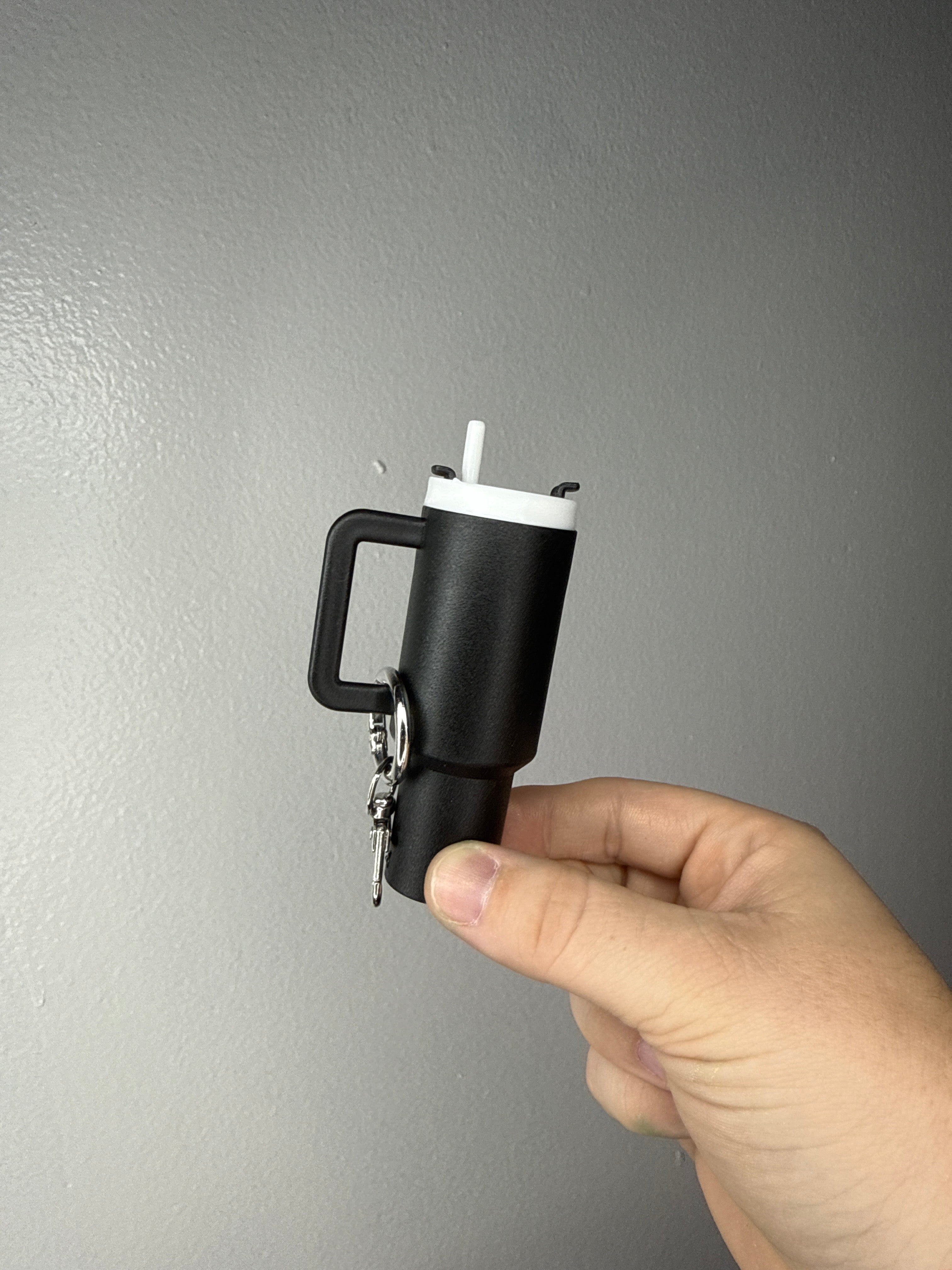 Tumbler Chapstick Holder Keychain