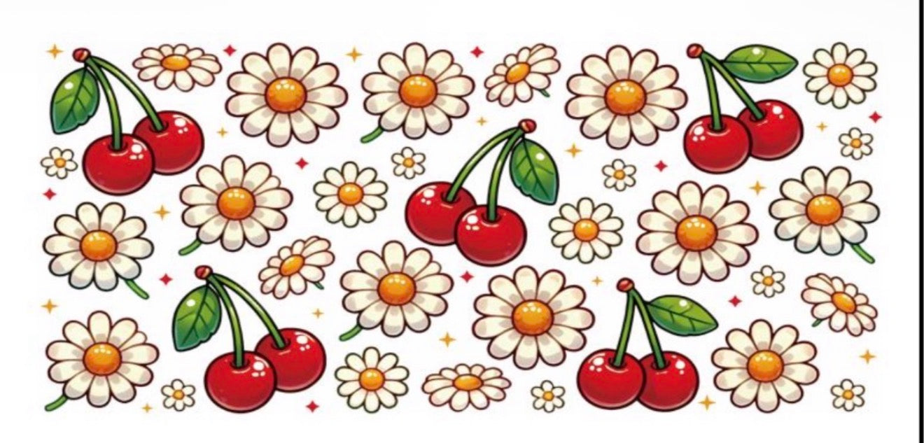 Cherries and daisies
