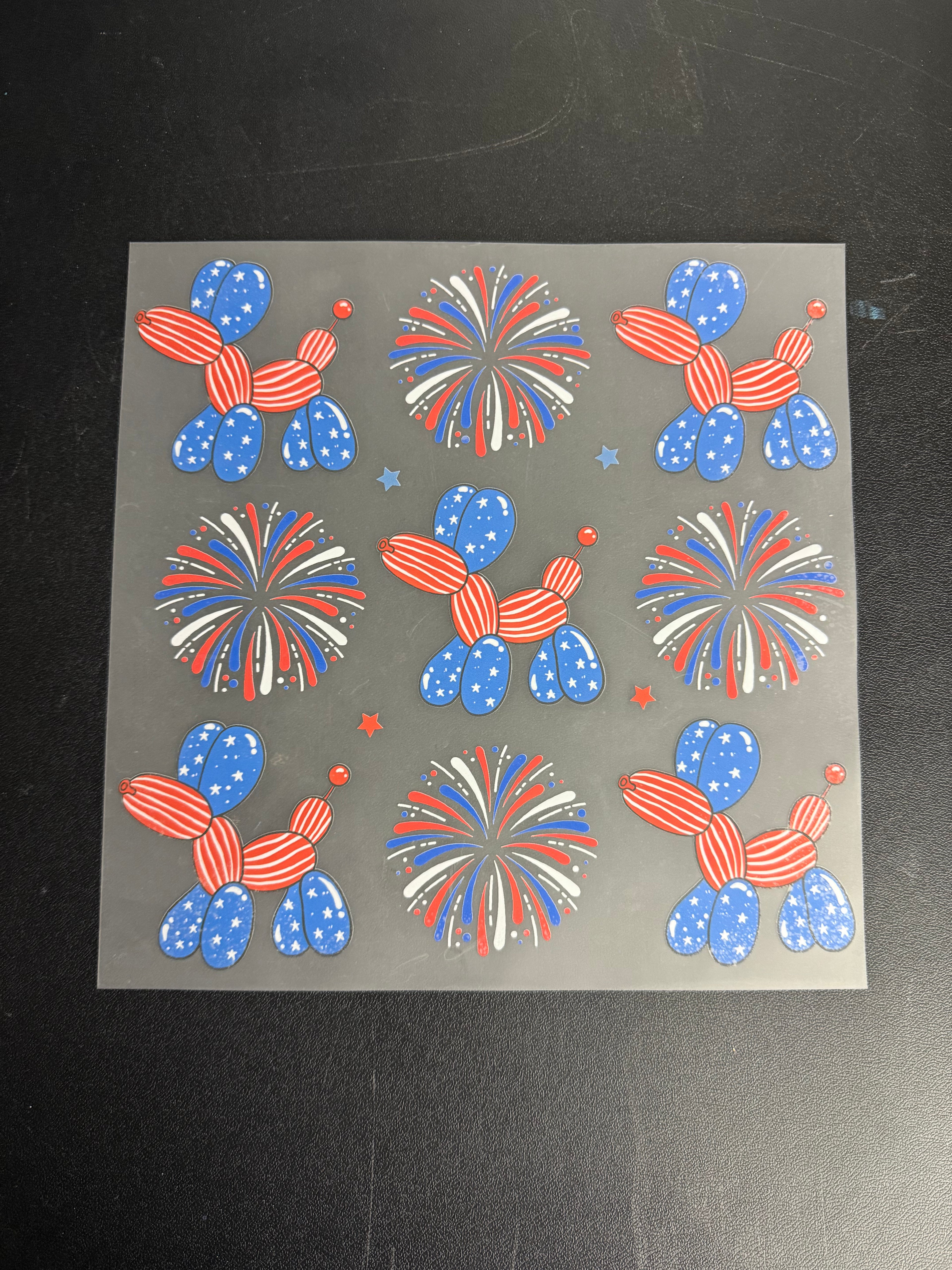 USA balloon dogs