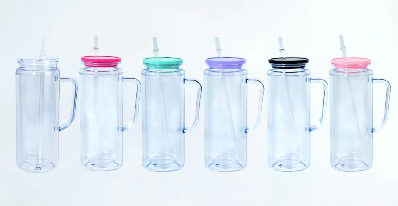 20oz acrylic with handle